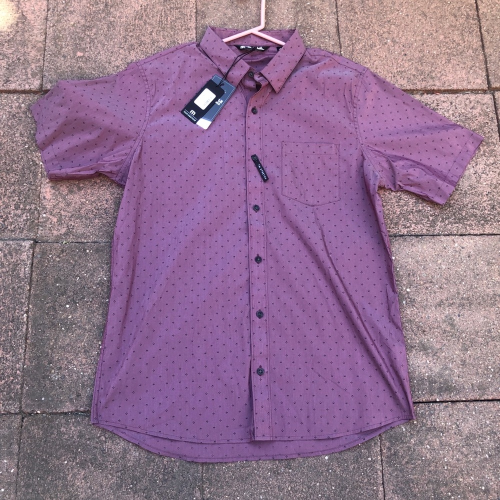 Travis Mathew Tidbits Short Sleeve Shirt Large